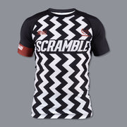 SCRAMBLE RANKED RASHGUARD V5 –  BLACK