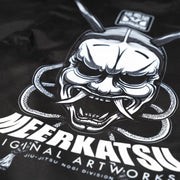 MEERKATSU DEMON MASK IBJJF SHORTS -BLACK