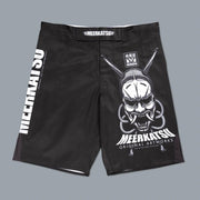 MEERKATSU DEMON MASK IBJJF SHORTS -BLACK