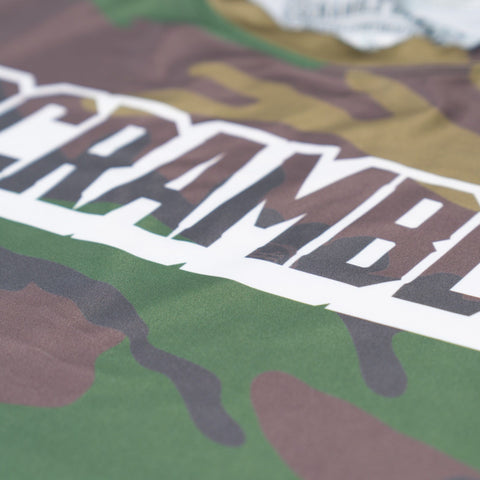 SCRAMBLE TACTIC RASHGUARD – WOODLAND CAMO