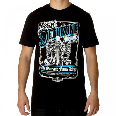 Dethrone Once and Future King tee Black