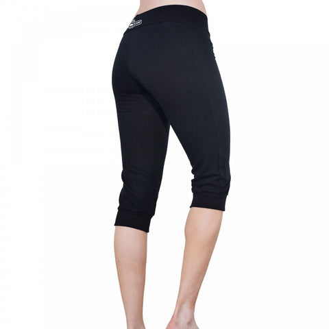 Dethrone Womens Fitness Pants Short Black