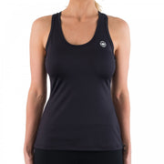 Dethrone Womens Performance Tank Black