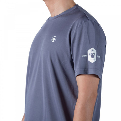 Dethrone Performance tee Steel