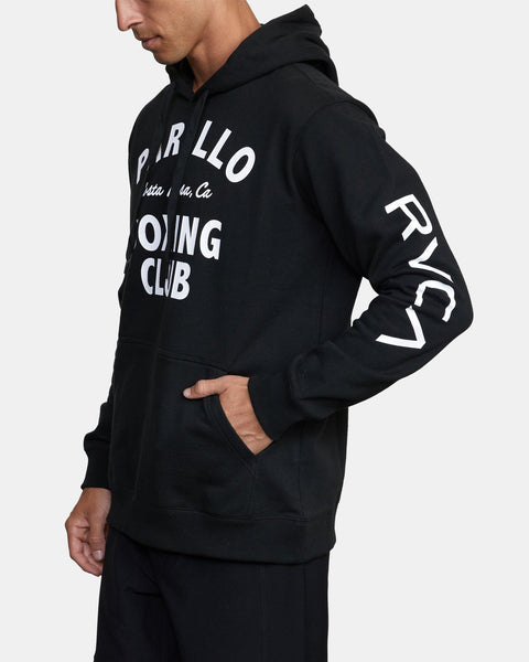 RVCA VA SPORT PARILLO BOXING CLUB - HOODIE - BLACK