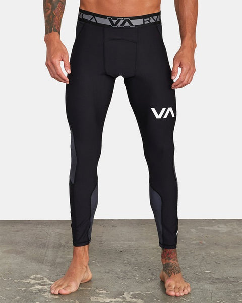 VA SPORT - SPORTS COMPRESSION PANTS - BLACK