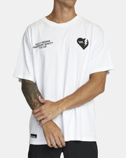 RVCA - BEDWIN HEARTBREAKER - T-SHIRT - WHITE