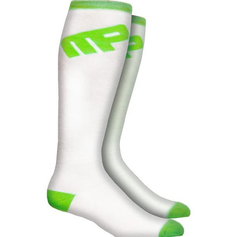 MusclePharm Knee Sock White